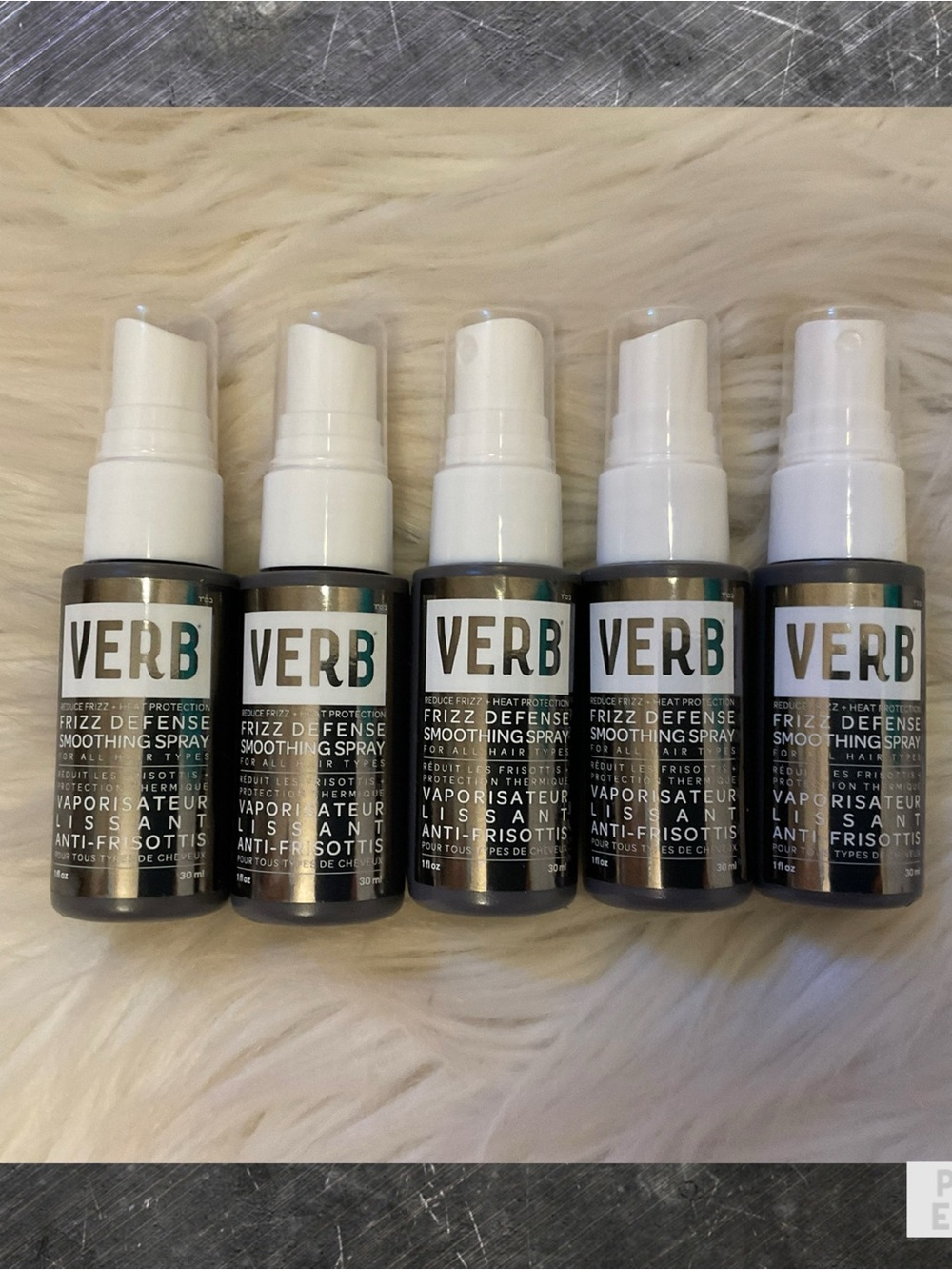 Verb Frizz Defense Smoothing Spray - New x5